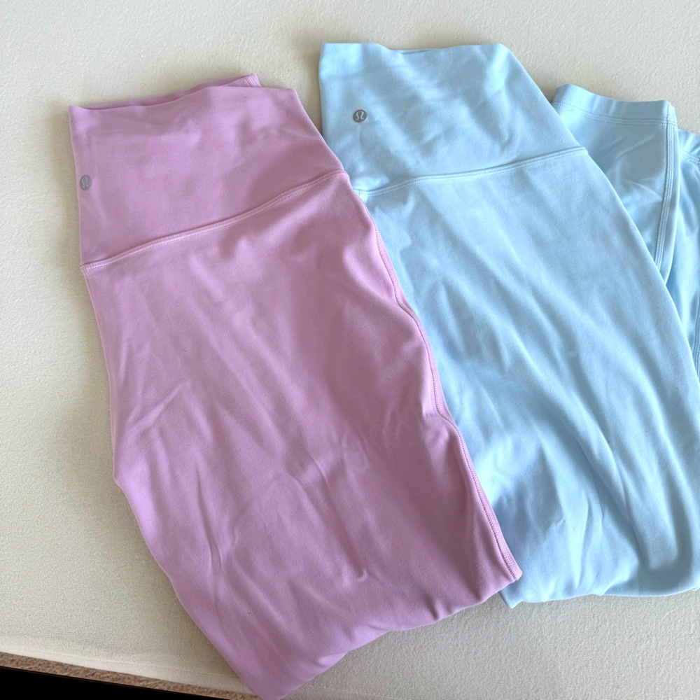 Two pairs of Lululemon leggings
